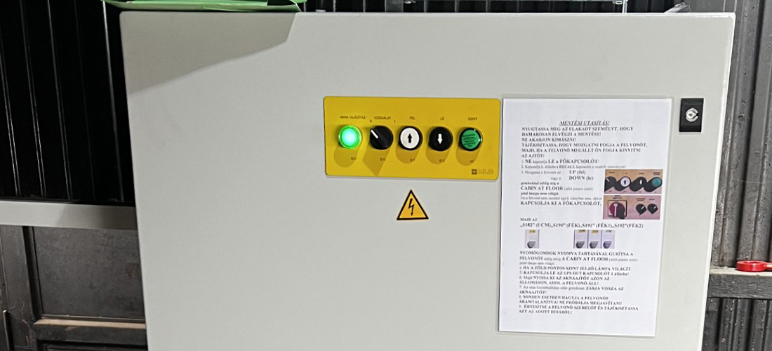 kml liftszerviz lift felvonó javitás karbantartás vezérlés